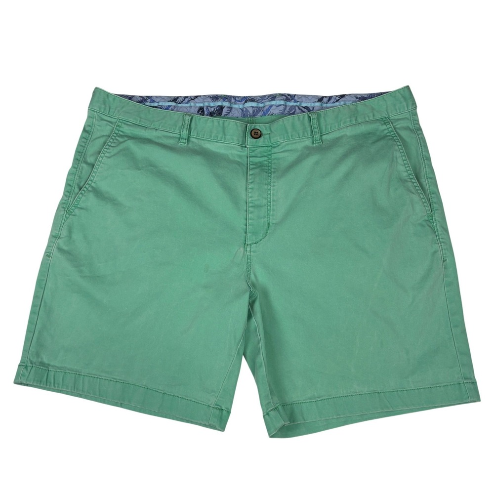 Tommy Bahama Boracay Shorts Mens 42 Mint Green Stretch Chino Tencel